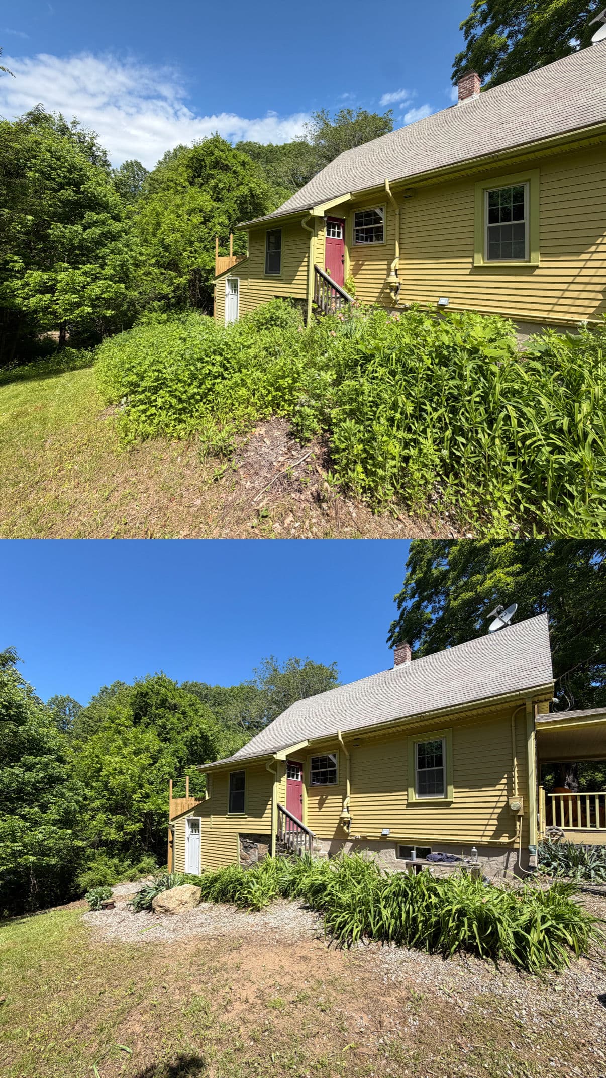 Gallery photos for Weedy Garden Beds Cleared and Freshly Mulched: Image #2