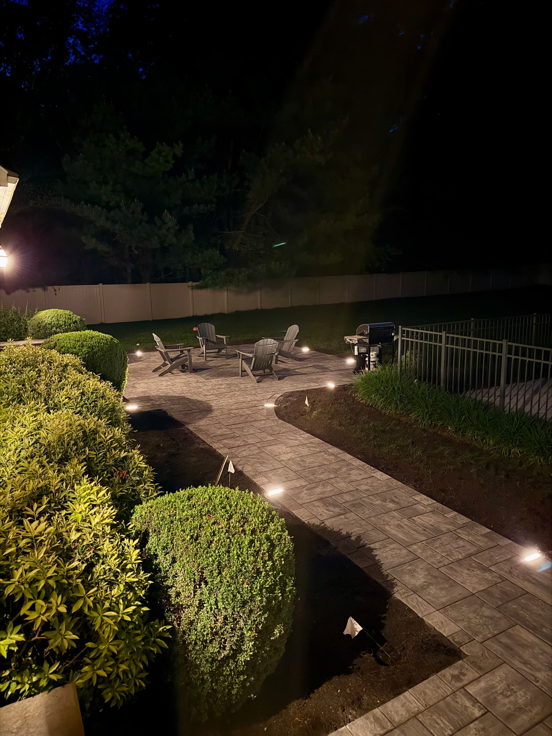 Gallery photos for Patio and Landscape Lighting Install in Madison CT: Image #3