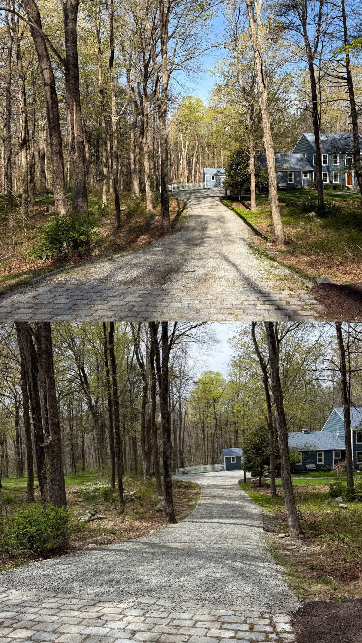 Gallery photos for Gravel Driveway Regrading and Fresh Stone Top in Killingworth: Image #1