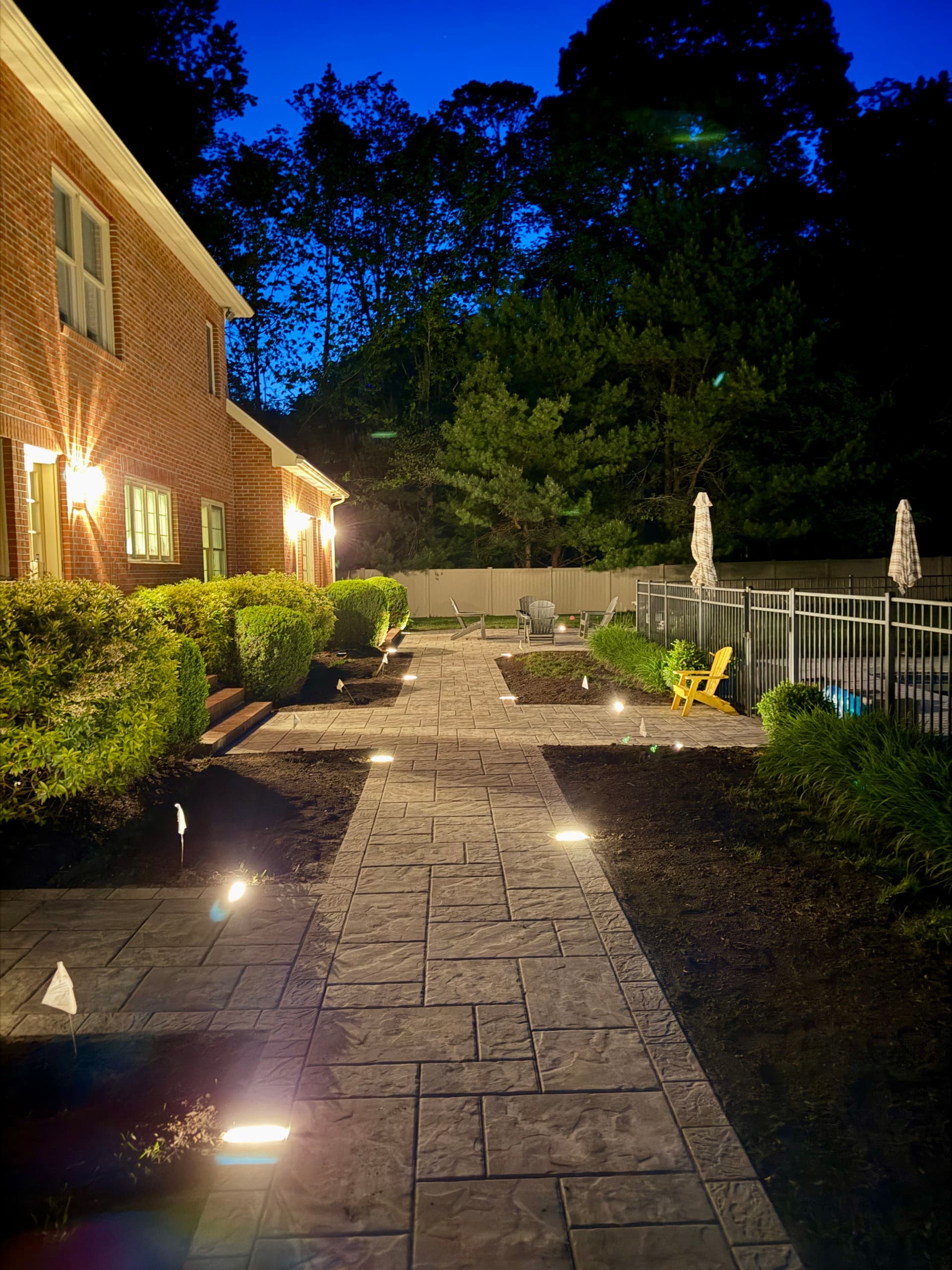 Gallery photos for Patio and Landscape Lighting Install in Madison CT: Image #2
