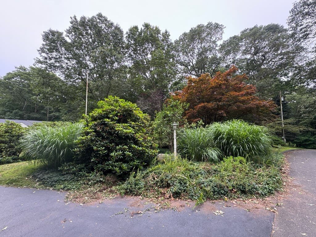 Garden Transformation with River Rock in Madison CT image